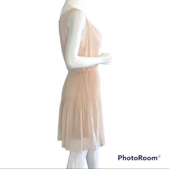 VITTA LUNA PALE PINK SLEEVELESS COWL NECK DRESS - Picture 4 of 10